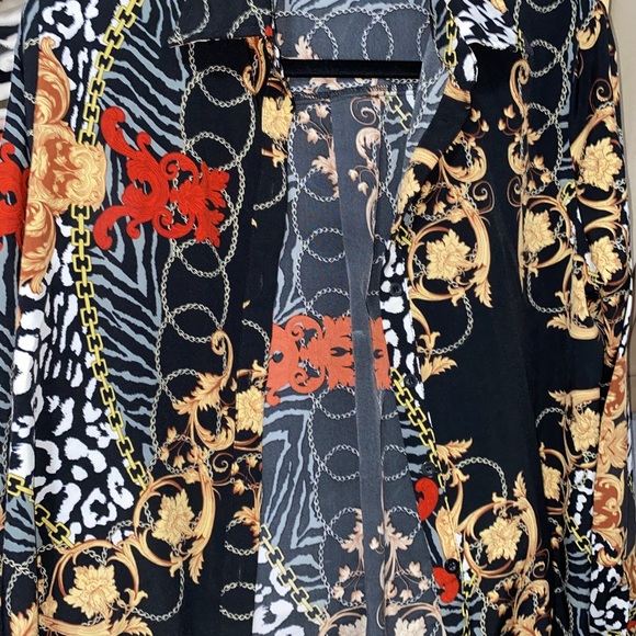 Bralette and matching oversized button down - Picture 3 of 3